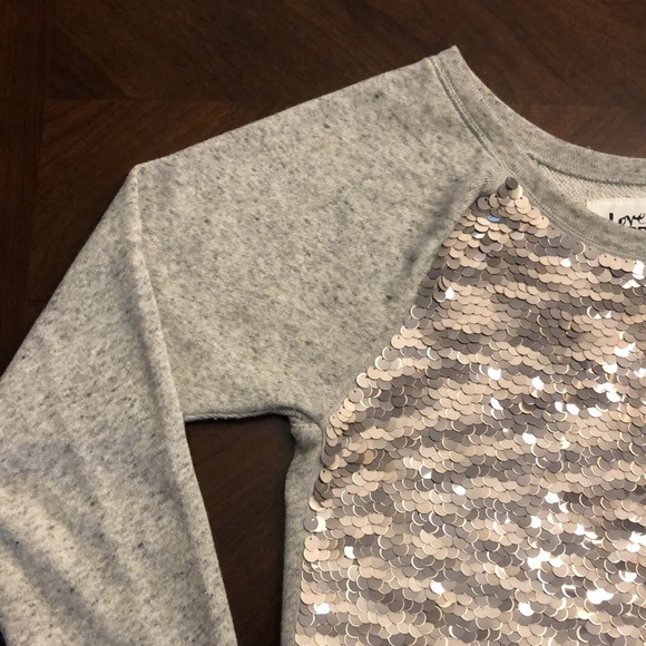 Sequin Front Sweatshirt by Express - Picture 6 of 16